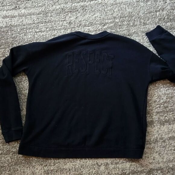 Under Armour Project Rock Men’s Crewneck Sweatshirt Black Size M Soft Pullover - Picture 6 of 7
